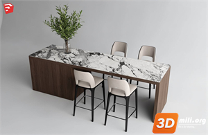 Kitchen island Skp Files
